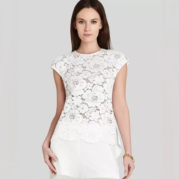 BCBG MaxAzria Lace Top - Picture 1 of 8